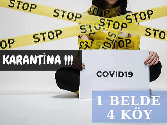 Rize’de 1 belde ve 4 köy karantinaya alındı