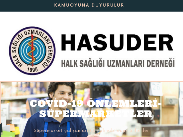 COVID-19: Süpermarket çalışanları için alınabilecek önlemler